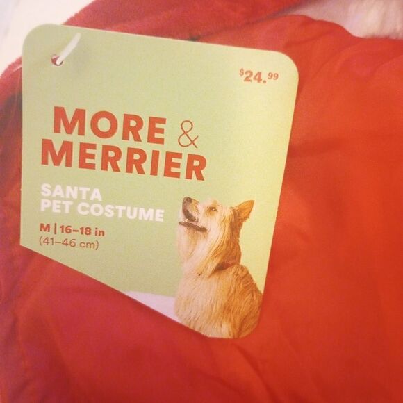 NWT pumpkin and Santa dog costumes - Picture 8 of 12